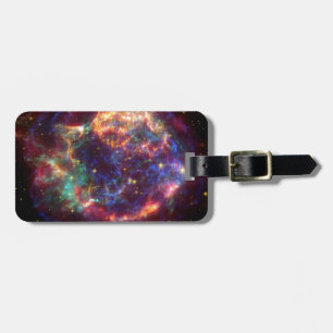 Cassiopeia Galaxy Supernova remnant Luggage Tag