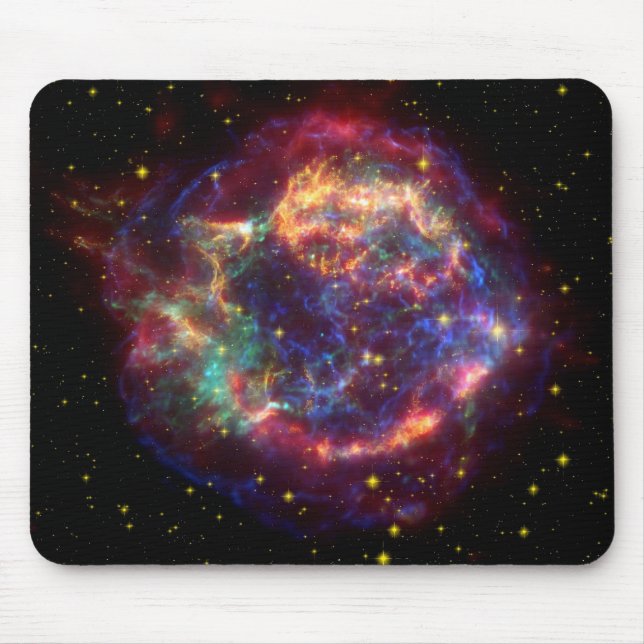 Cassiopeia Galaxy Supernova remnant Mouse Pad (Front)