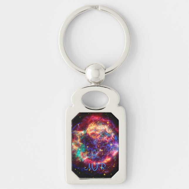 Cassiopeia, Milky Ways Youngest Supernova Key Ring (Front)