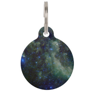 Cassiopeia nebula within the Milky Way Galaxy Pet Tag