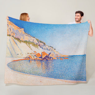 Cassis, Cap Lombard, Opus 196, Signac Fleece Blanket