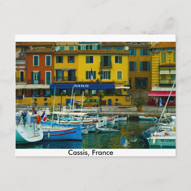 Cassis, France Postcard (Front)