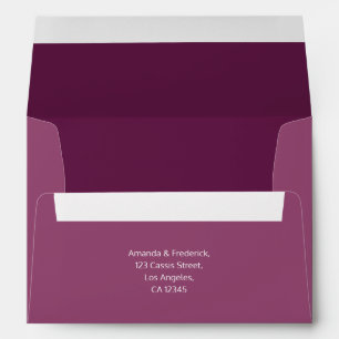 Cassis Wedding Envelope