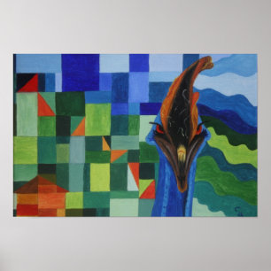 Cassowary Attacked Poster