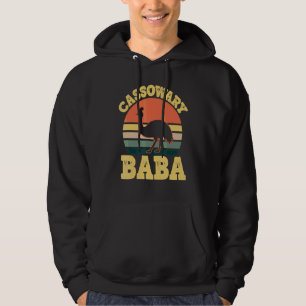 Cassowary Baba Cute Cassowary Party Grandma Hoodie
