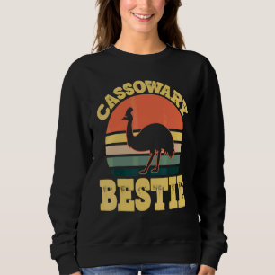 Cassowary Bestie Cute Cassowary Party Best Friend Sweatshirt