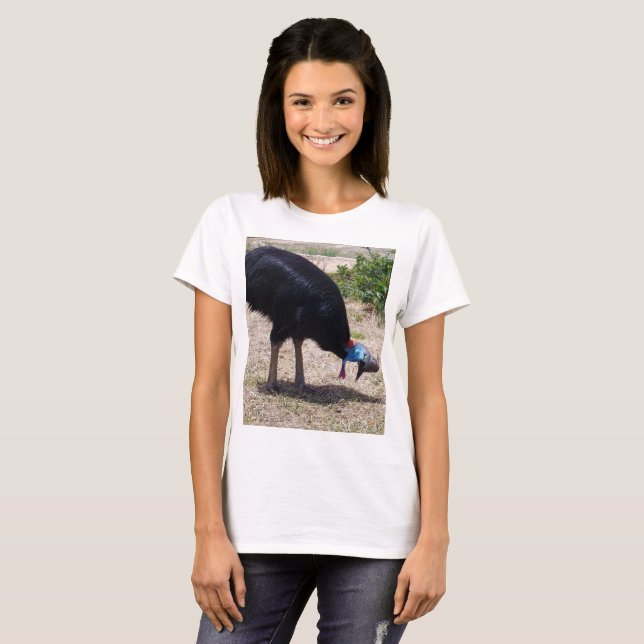 Cassowary Bird Bug Eliminator, T-Shirt (Front Full)