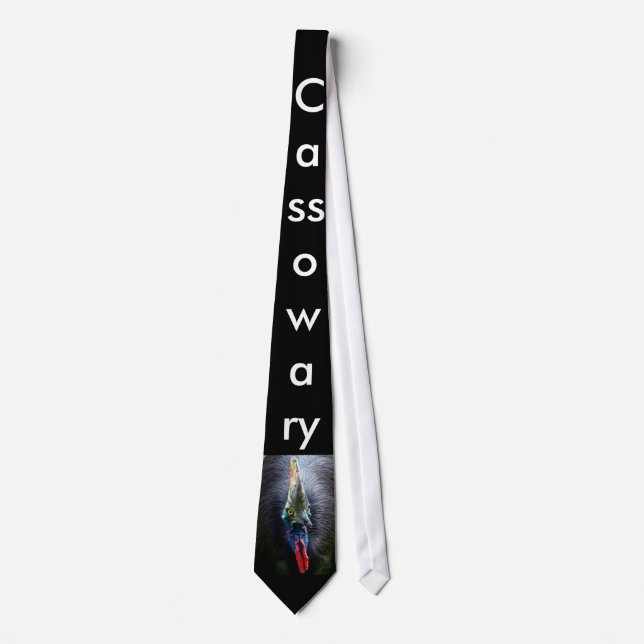 Cassowary Bird Tie (Front)