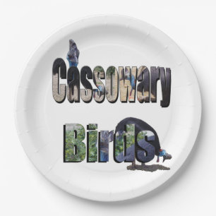 Cassowary Birds Is The Name, Paper Plate