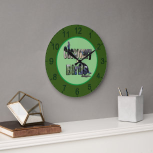 Cassowary Birds Picture Name,  Large Clock