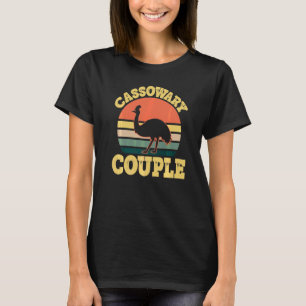Cassowary Couple Cute Cassowary Party   T-Shirt