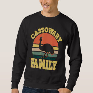 Cassowary Family Cute Cassowary Party Sweatshirt