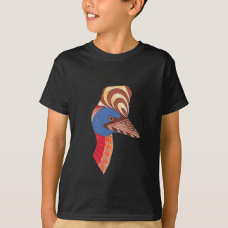 Cassowary Genuine Aboriginal Art T-Shirt