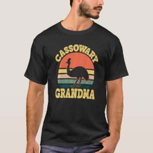Cassowary Grandma Cute Cassowary Family Party   T-Shirt
