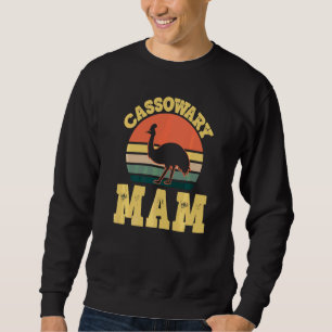 Cassowary Mam Cute Cassowary Party Irish Mum   Sweatshirt
