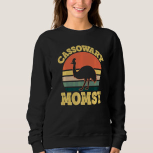 Cassowary Momsy Cute Cassowary Family Party   Sweatshirt