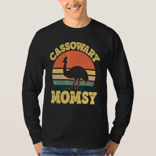 Cassowary Momsy Cute Cassowary Family Party T-Shirt