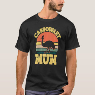 Cassowary Mum Cute Cassowary Family Party   T-Shirt