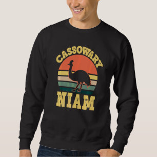Cassowary Niam Cute Cassowary Family Party Hmong M Sweatshirt
