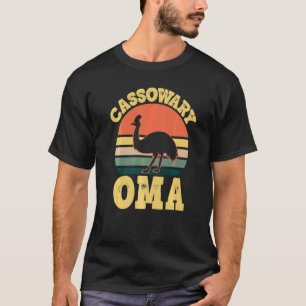 Cassowary Oma Cute Cassowary Family Party   T-Shirt