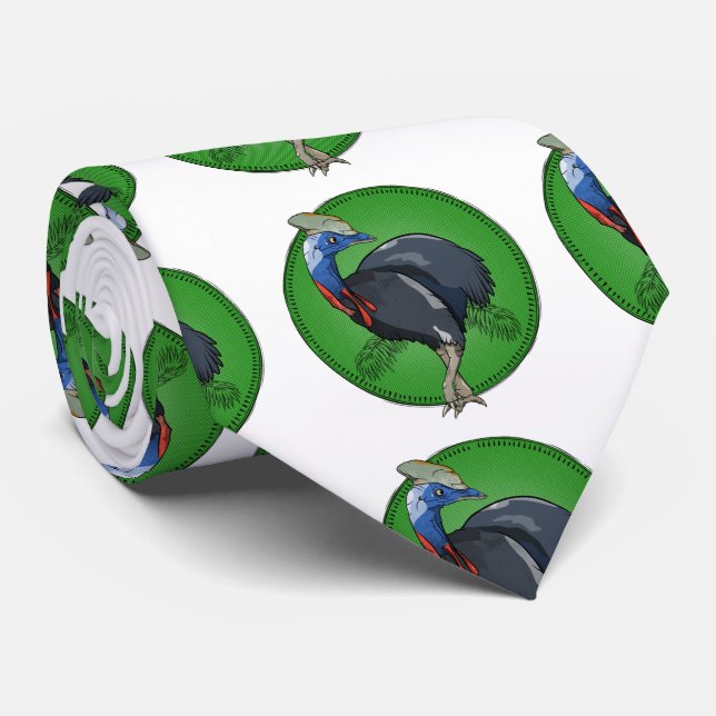 Cassowary Tie (Rolled)