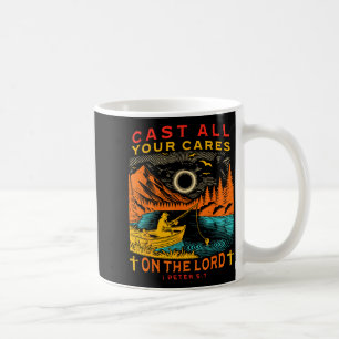 Cast All Your Cares On The Lord 1-peter 5_7 Retro  Coffee Mug