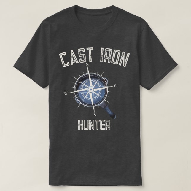 Cast Iron Skillet Hunter T-Shirt  (Design Front)
