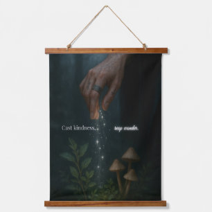 Cast Kindness Reap Wonder Uplifting Motivational Hanging Tapestry