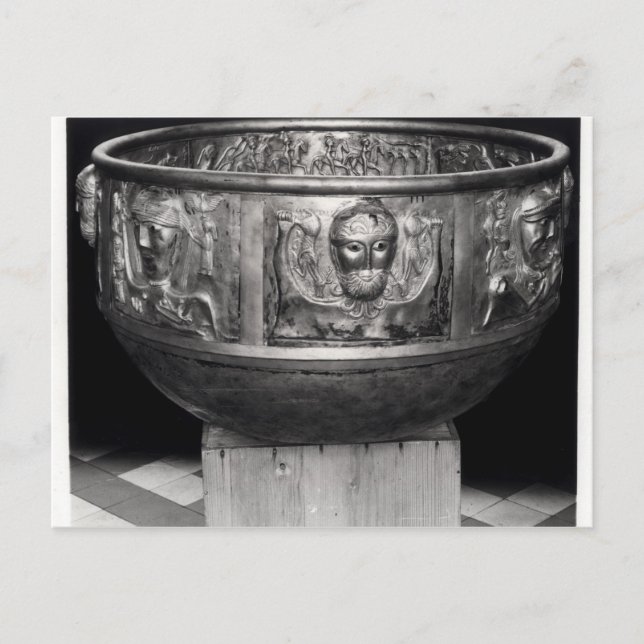 Cast of the Gundestrup Cauldron Postcard (Front)