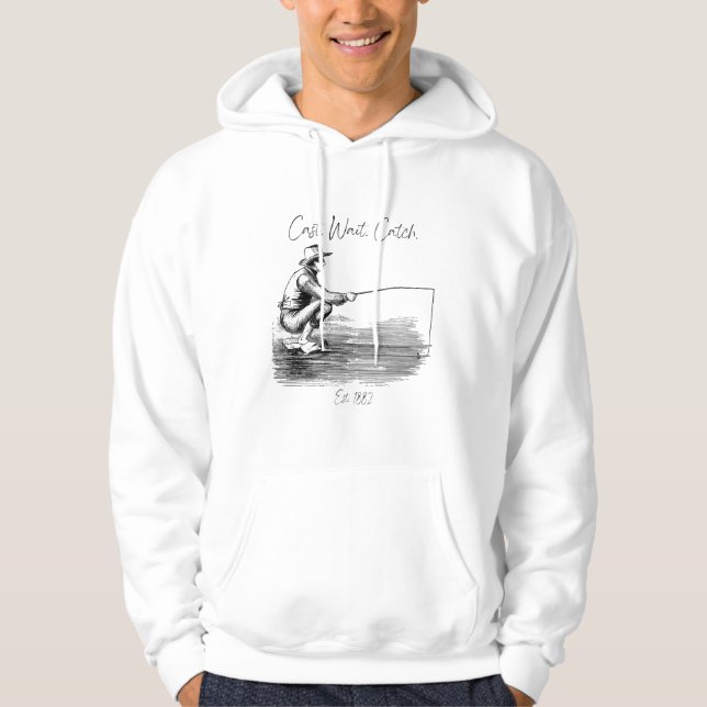 Cast. Wait. Catch Hoodie (Front)