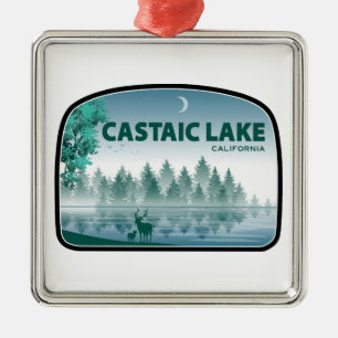 Castaic Lake California Deer Metal Tree Decoration