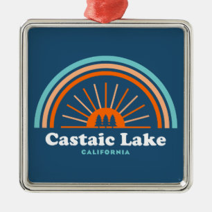 Castaic Lake California Rainbow Metal Tree Decoration