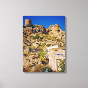 Castalla Castle Canvas Print