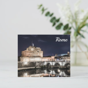Castel Sant Angelo at night in Rome