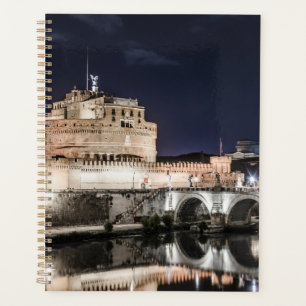 Castel Sant Angelo at night in Rome Planner