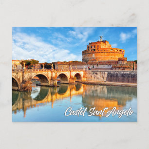 Castel Sant'Angelo, Rome, Italy Postcard