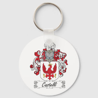 Castelli Family Crest Key Ring