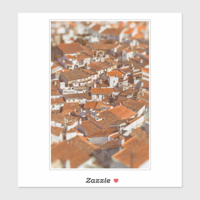 Castelo de Vide rooftops . Alentejo, Portugal. (Sheet)