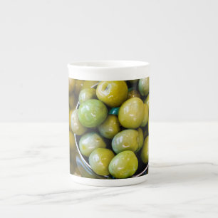 Castelvetrano Sweet Green Olives Bone China Mug