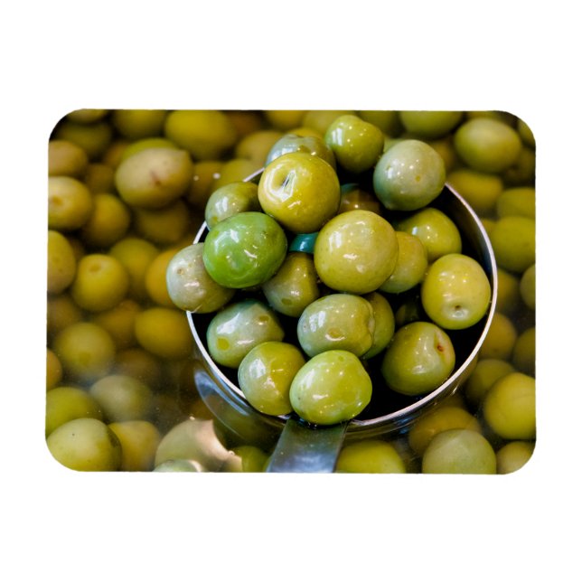 Castelvetrano Sweet Green Olives Magnet (Horizontal)