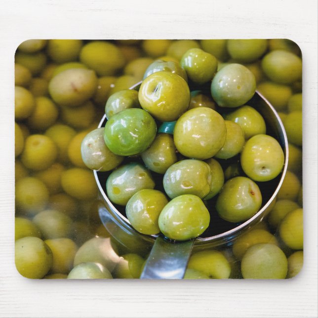 Castelvetrano Sweet Green Olives Mouse Pad (Front)