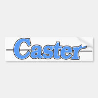 Caster Sticker Blue