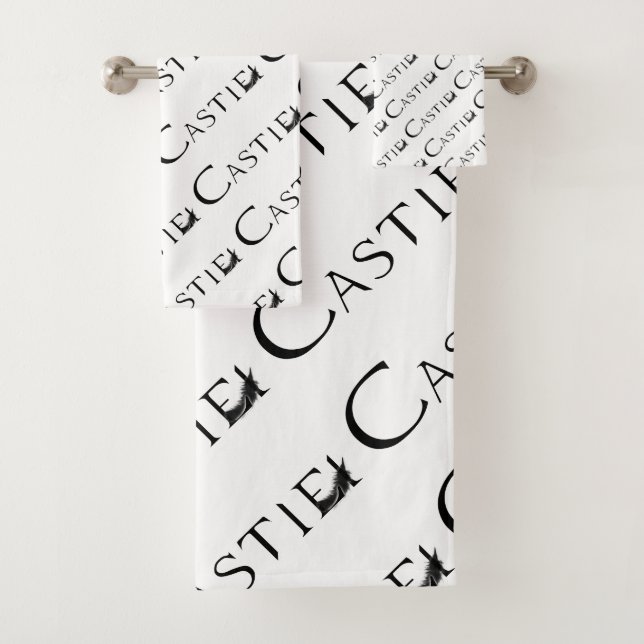 Castiel With Feather Bath Towel Set (Insitu)