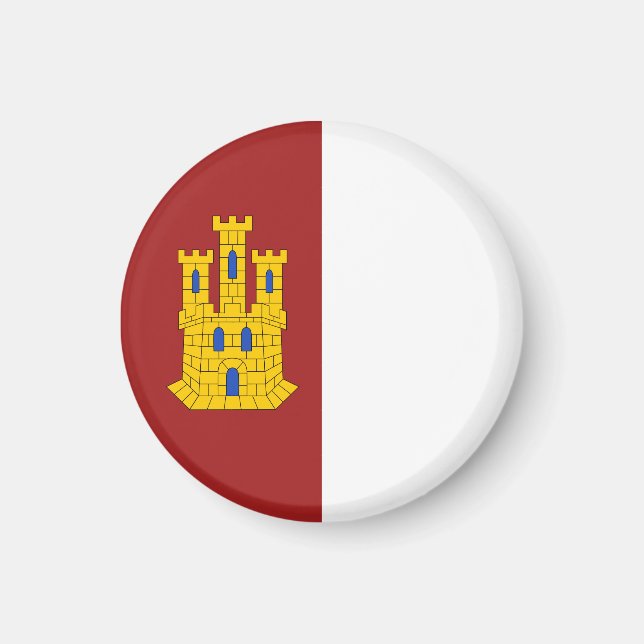 Castilla La Mancha coat of arms - Spain Magnet (Front)