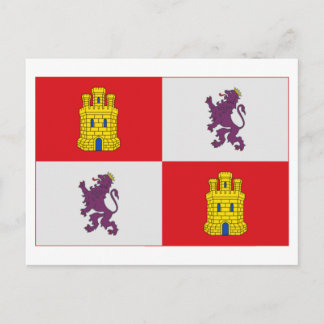 Castilla y León flag Postcard