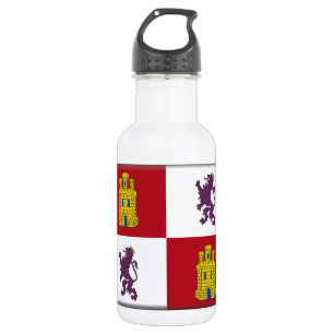 Castilla y Leon (Spain) Flag 532 Ml Water Bottle