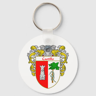 Castillo Coat of Arms (Mantled) Key Ring