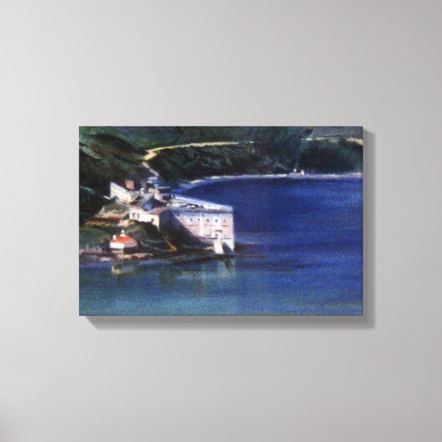 Castillo de La Palma (Ferrol. A Coruña) Canvas Print (Front)