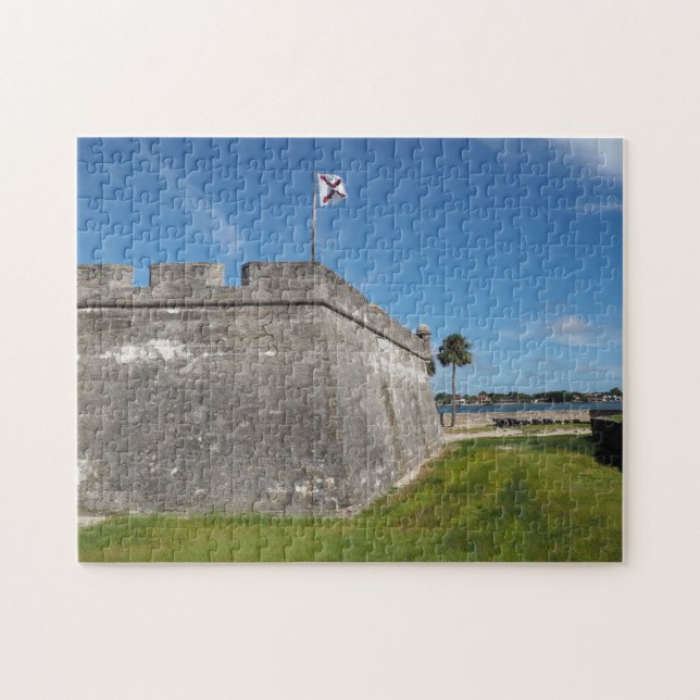 Castillo de San Marcos fort in St. Augustine Jigsaw Puzzle (Horizontal)