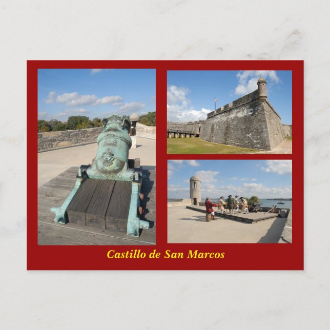 Castillo de San Marcos Postcard (Front)